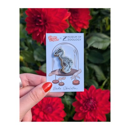 Dodo Skeleton - Enamel brooch