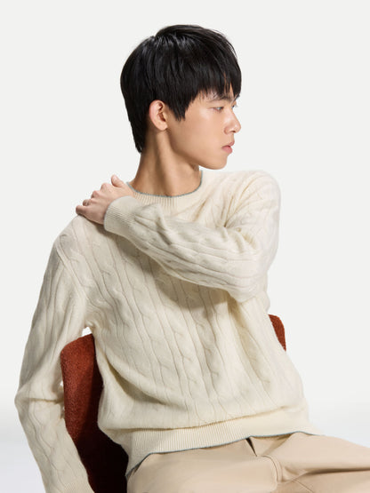 ERDOS x Cambridge Men's Pure Cashmere Crew-Neck Jumper