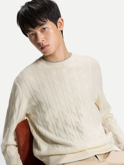 ERDOS x Cambridge Men's Pure Cashmere Crew-Neck Jumper