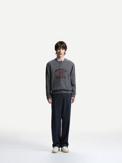 ERDOS x Cambridge Men's Wool-Cashmere Crew-Neck Jumper