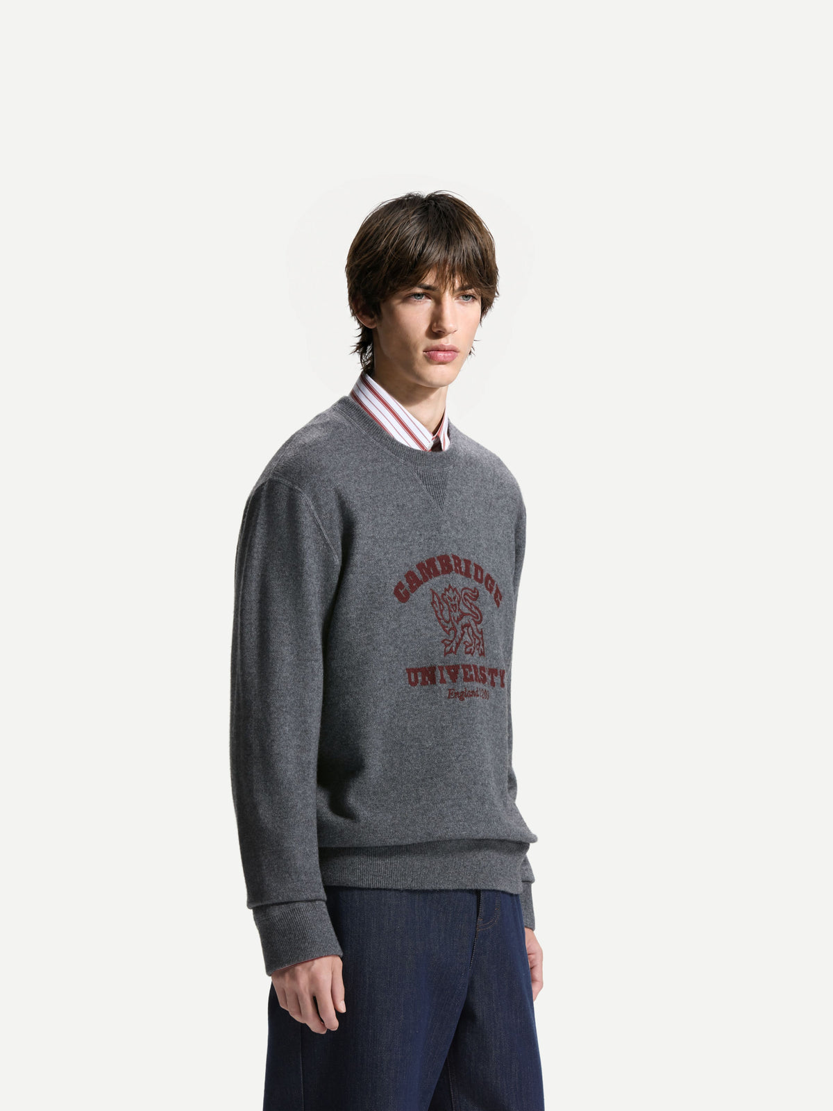 ERDOS x Cambridge Men's Wool-Cashmere Crew-Neck Jumper