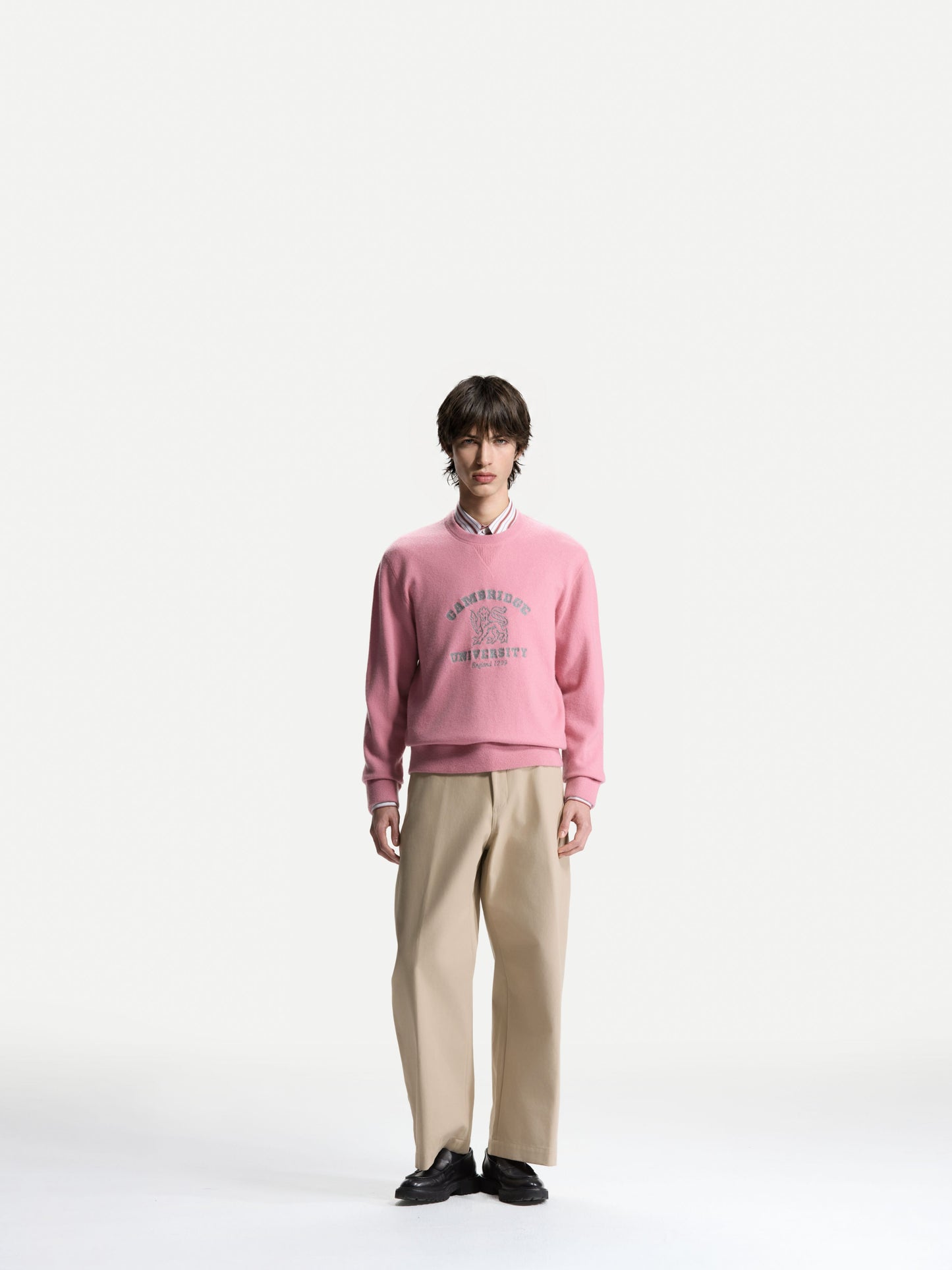 ERDOS x Cambridge Men's Wool-Cashmere Crew-Neck Jumper