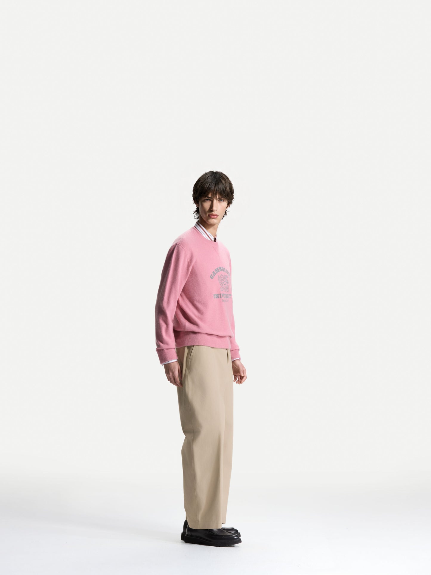 ERDOS x Cambridge Men's Wool-Cashmere Crew-Neck Jumper