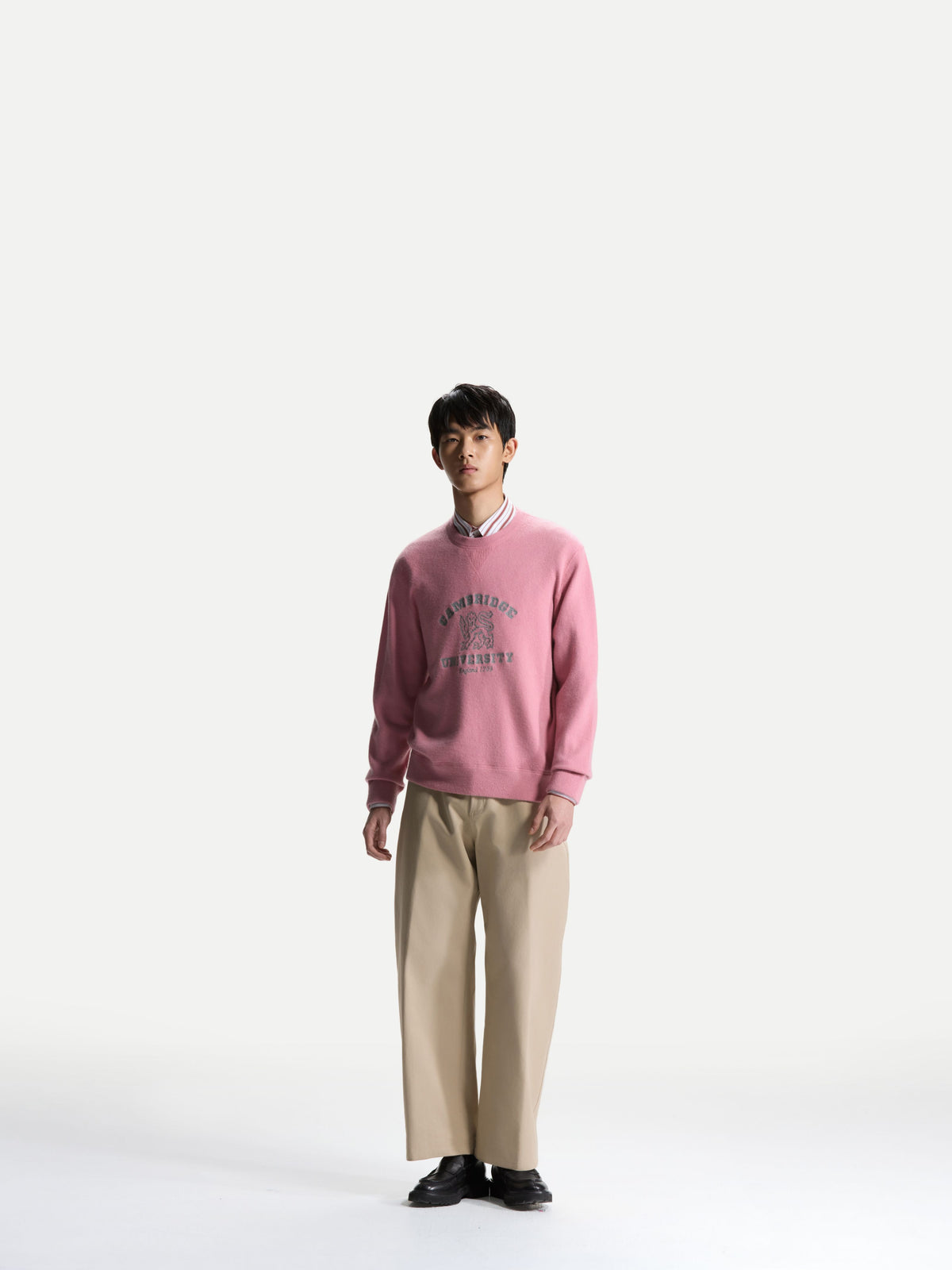ERDOS x Cambridge Men's Wool-Cashmere Crew-Neck Jumper