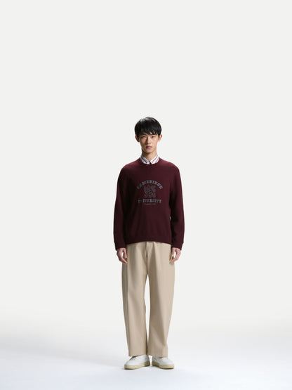 ERDOS x Cambridge Men's Wool-Cashmere Crew-Neck Jumper