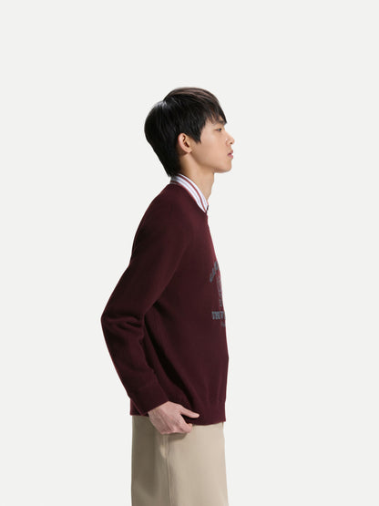 ERDOS x Cambridge Men's Wool-Cashmere Crew-Neck Jumper