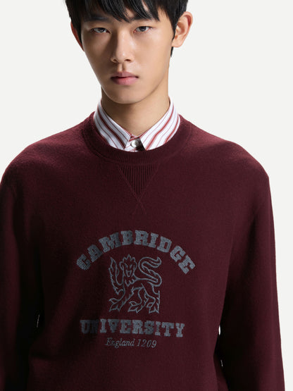 ERDOS x Cambridge Men's Wool-Cashmere Crew-Neck Jumper