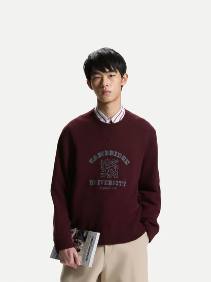 ERDOS x Cambridge Men's Wool-Cashmere Crew-Neck Jumper