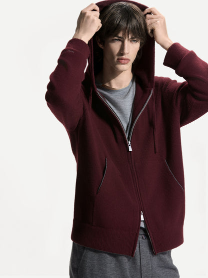 ERDOS x Cambridge Men's Wool Hooded Cardigan