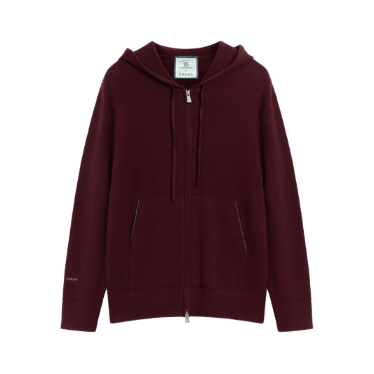 ERDOS x Cambridge Men's Wool Hooded Cardigan