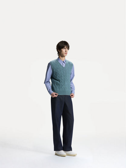 ERDOS x Cambridge Men's Pure Cashmere V-Neck Vest