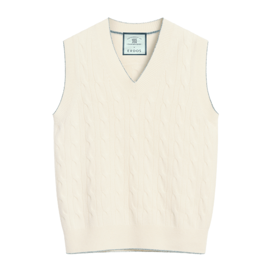 ERDOS x Cambridge Men's Pure Cashmere V-Neck Vest
