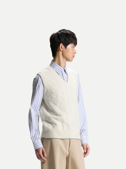 ERDOS x Cambridge Men's Pure Cashmere V-Neck Vest