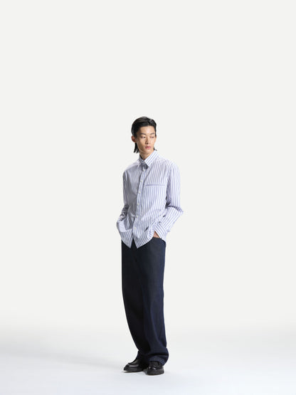 ERDOS x Cambridge Men's Pure Cotton Shirt Striped