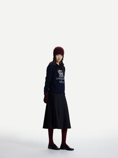 ERDOS x Cambridge  Women's Pure Cashmere Crew-Neck Jumper Lion