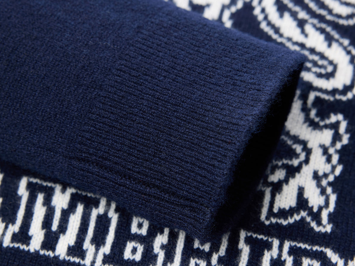ERDOS x Cambridge  Women's Pure Cashmere Crew-Neck Jumper Lion