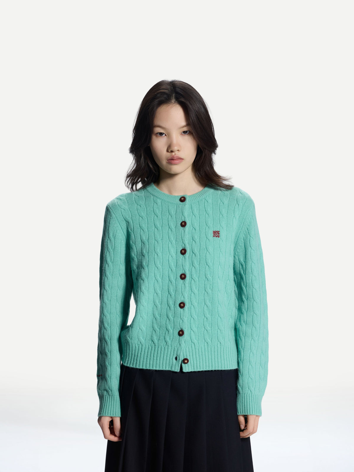 ERDOS x Cambridge  Women's Pure Cashmere Crew-Neck Cardigan