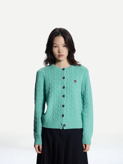 ERDOS x Cambridge  Women's Pure Cashmere Crew-Neck Cardigan