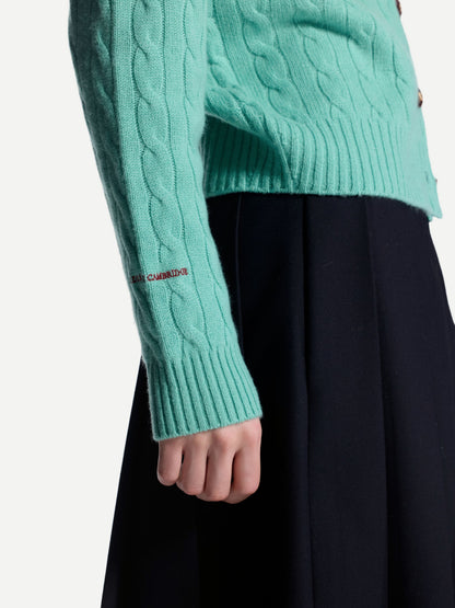 ERDOS x Cambridge  Women's Pure Cashmere Crew-Neck Cardigan