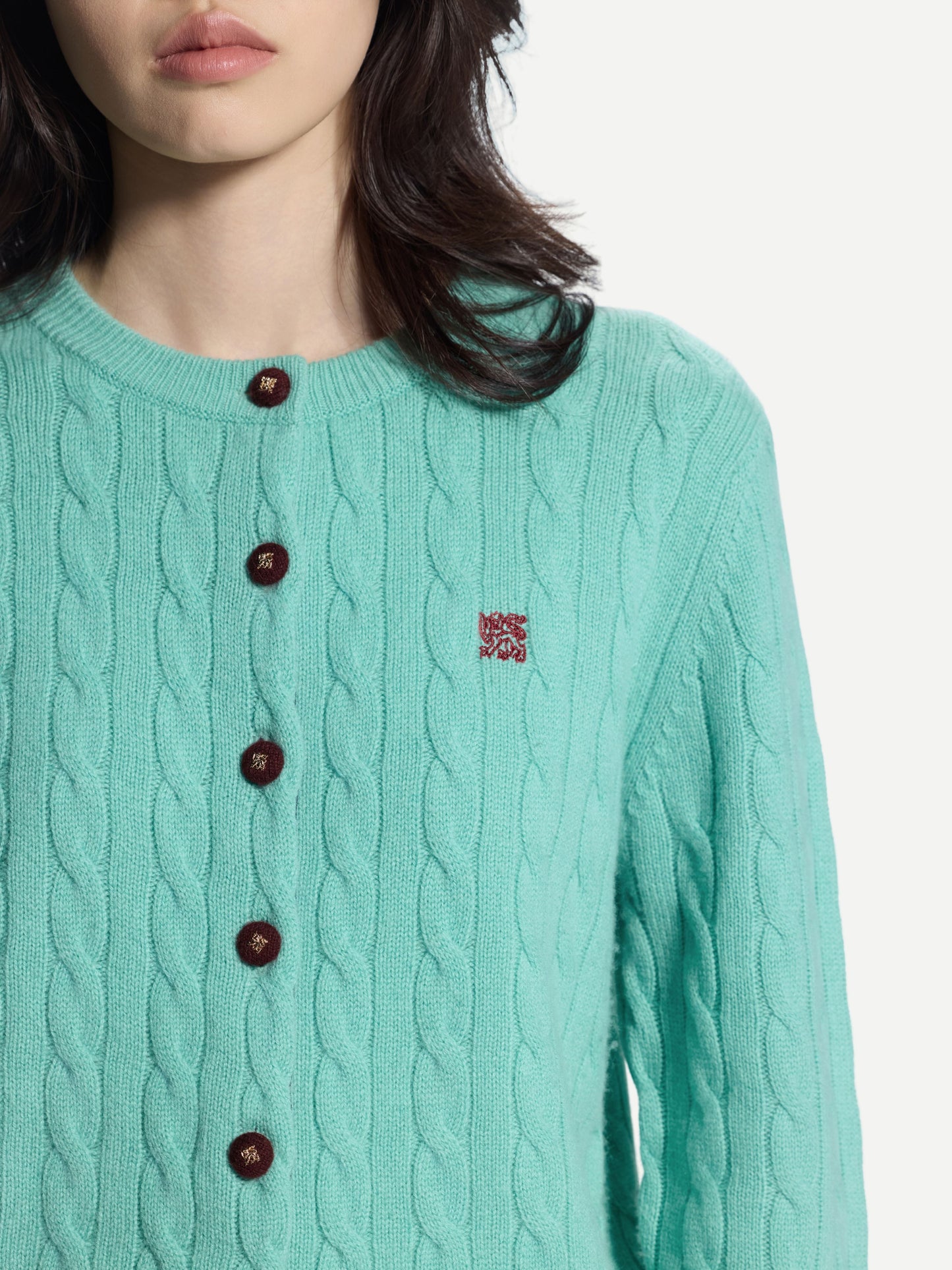 ERDOS x Cambridge  Women's Pure Cashmere Crew-Neck Cardigan