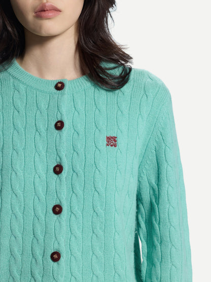 ERDOS x Cambridge  Women's Pure Cashmere Crew-Neck Cardigan