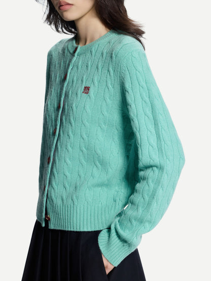 ERDOS x Cambridge  Women's Pure Cashmere Crew-Neck Cardigan