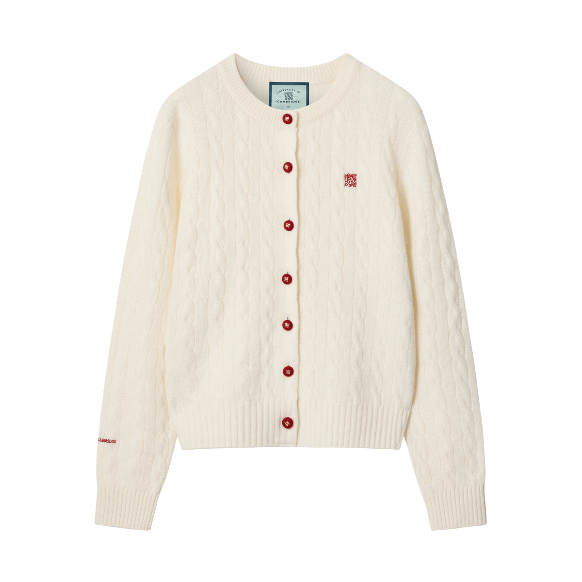 ERDOS x Cambridge  Women's Pure Cashmere Crew-Neck Cardigan