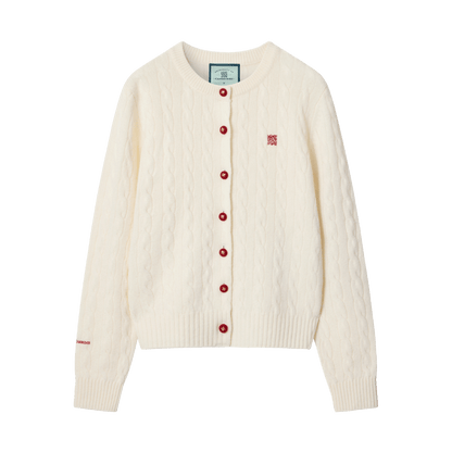ERDOS x Cambridge  Women's Pure Cashmere Crew-Neck Cardigan