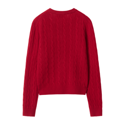 ERDOS x Cambridge  Women's Pure Cashmere Crew-Neck Cardigan