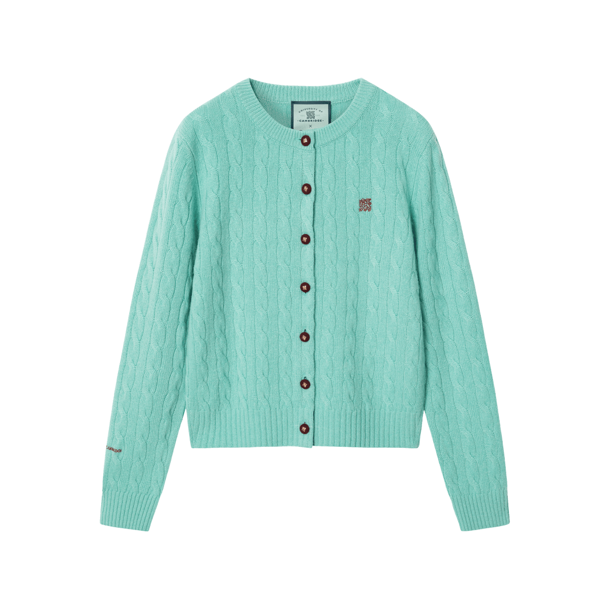 ERDOS x Cambridge  Women's Pure Cashmere Crew-Neck Cardigan