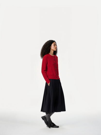 ERDOS x Cambridge  Women's Pure Cashmere Crew-Neck Cardigan