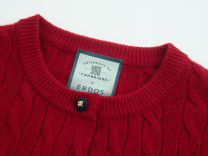 ERDOS x Cambridge  Women's Pure Cashmere Crew-Neck Cardigan
