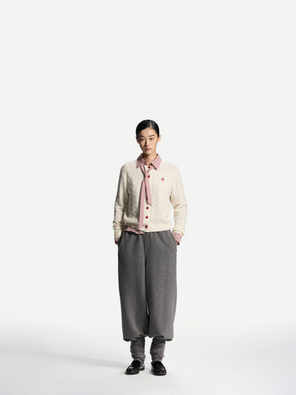 ERDOS x Cambridge  Women's Pure Cashmere Crew-Neck Cardigan