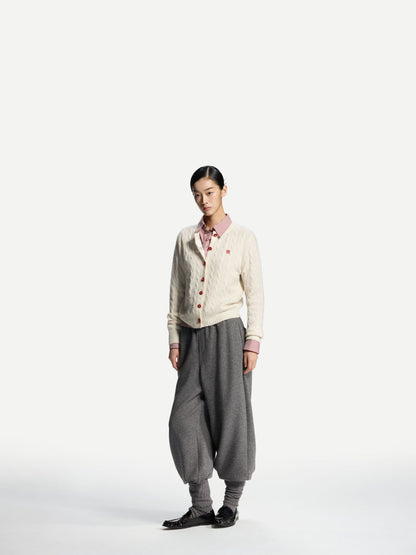 ERDOS x Cambridge  Women's Pure Cashmere Crew-Neck Cardigan