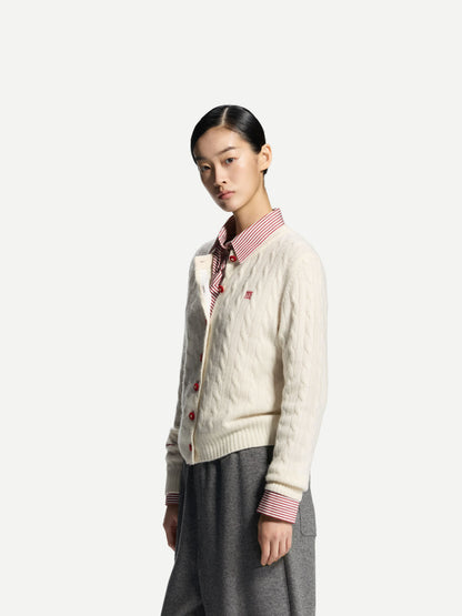 ERDOS x Cambridge  Women's Pure Cashmere Crew-Neck Cardigan