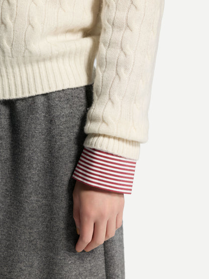 ERDOS x Cambridge  Women's Pure Cashmere Crew-Neck Cardigan