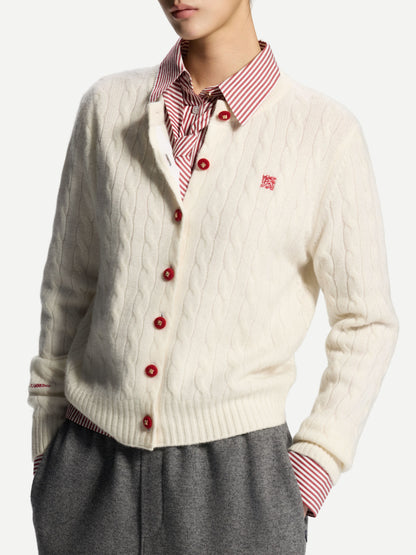 ERDOS x Cambridge  Women's Pure Cashmere Crew-Neck Cardigan