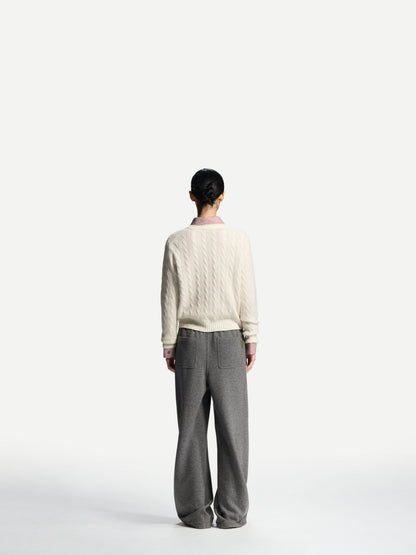 ERDOS x Cambridge  Women's Pure Cashmere Crew-Neck Cardigan