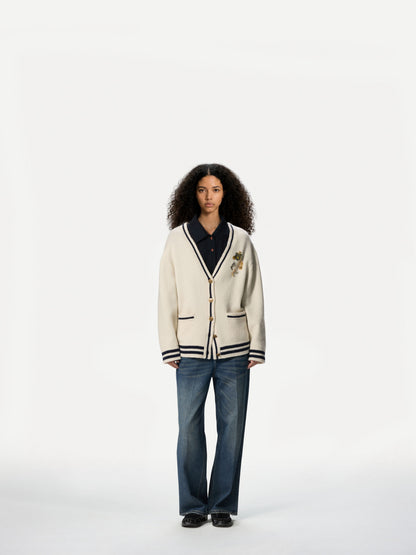 ERDOS x Cambridge  Women's Wool-Cashmere V-Neck Cardigan