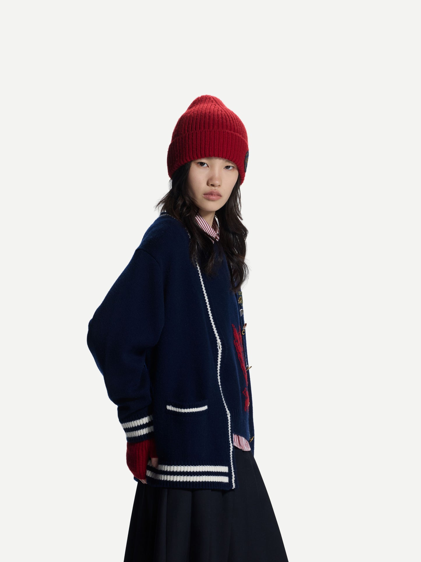 ERDOS x Cambridge  Women's Wool-Cashmere V-Neck Cardigan