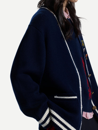 ERDOS x Cambridge  Women's Wool-Cashmere V-Neck Cardigan