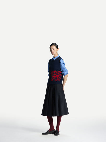 ERDOS x Cambridge  Women's Wool-Cashmere V-Neck Vest