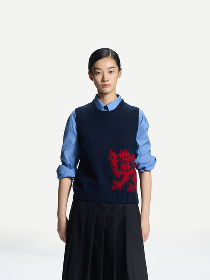 ERDOS x Cambridge  Women's Wool-Cashmere V-Neck Vest