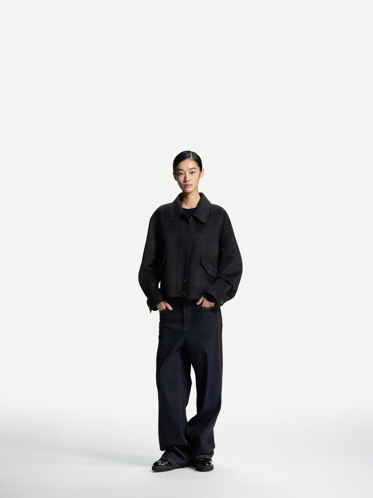 ERDOS x Cambridge Women's Cropped Wool-Blend Jacket