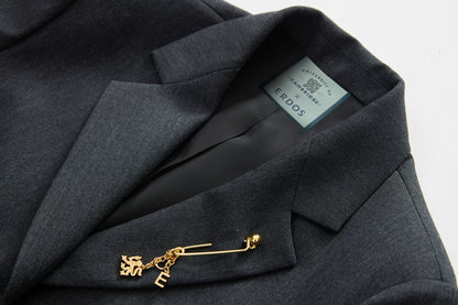 ERDOS x Cambridge Women's Pure Wool Oversized Blazer