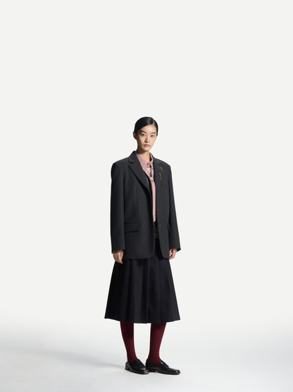 ERDOS x Cambridge Women's Pure Wool Oversized Blazer