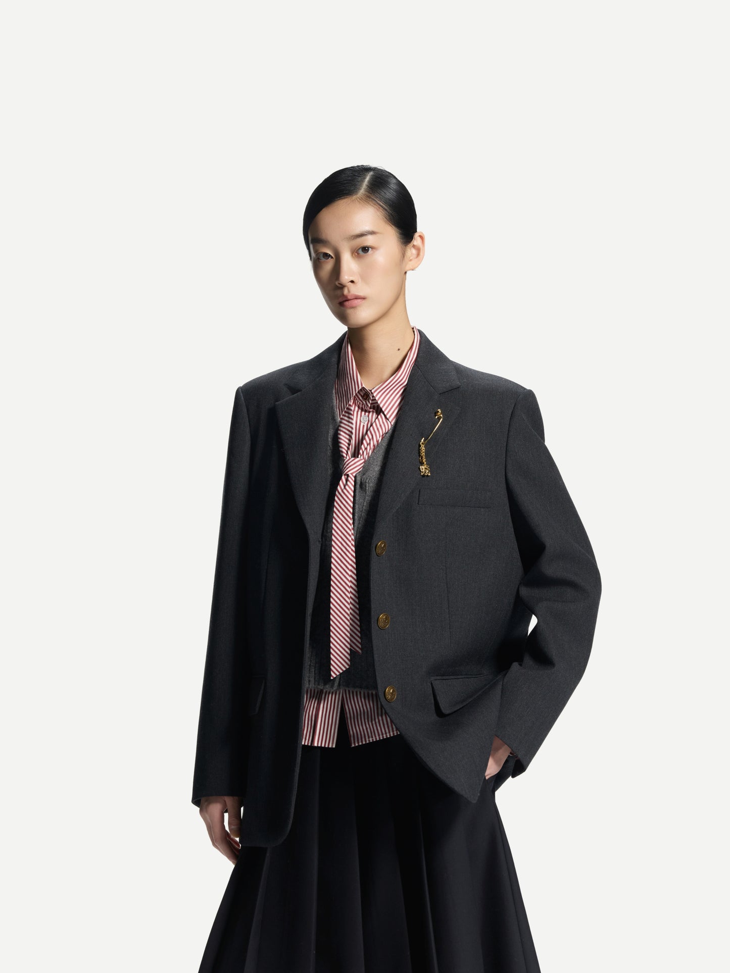 ERDOS x Cambridge Women's Pure Wool Oversized Blazer