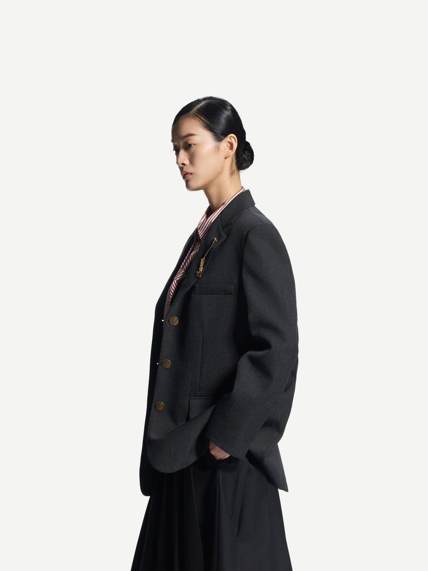 ERDOS x Cambridge Women's Pure Wool Oversized Blazer