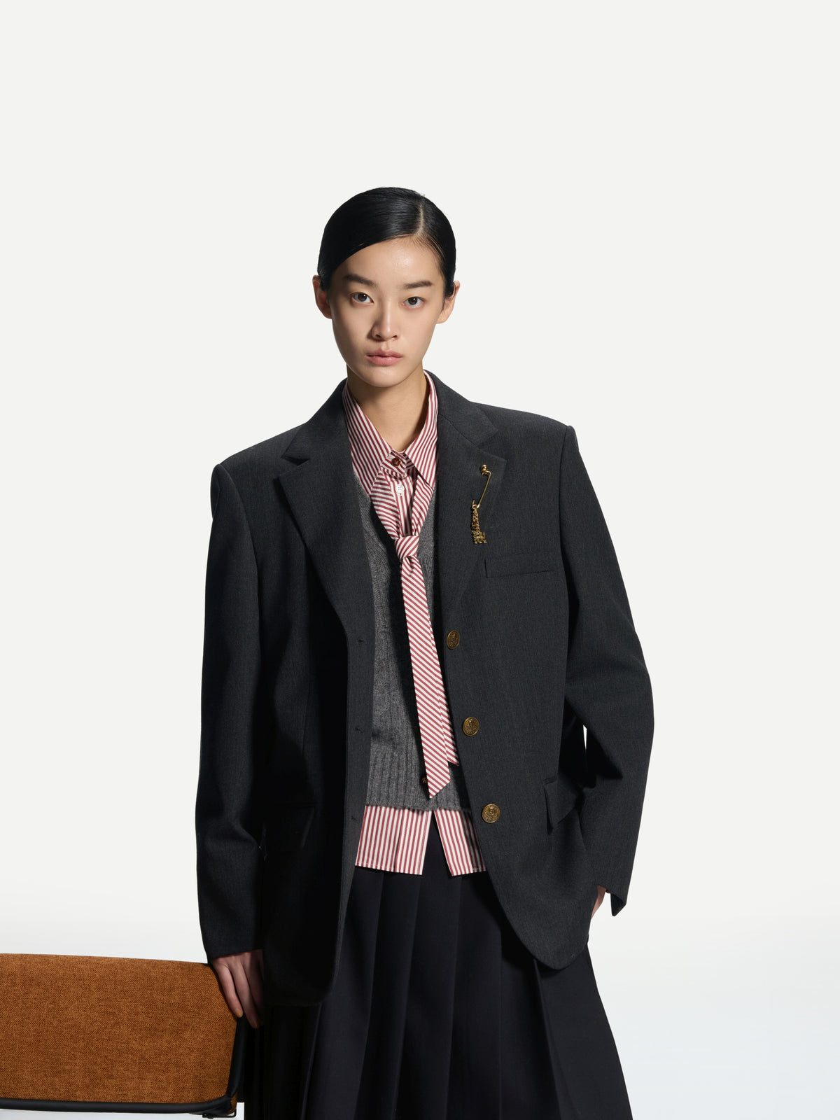 ERDOS x Cambridge Women's Pure Wool Oversized Blazer
