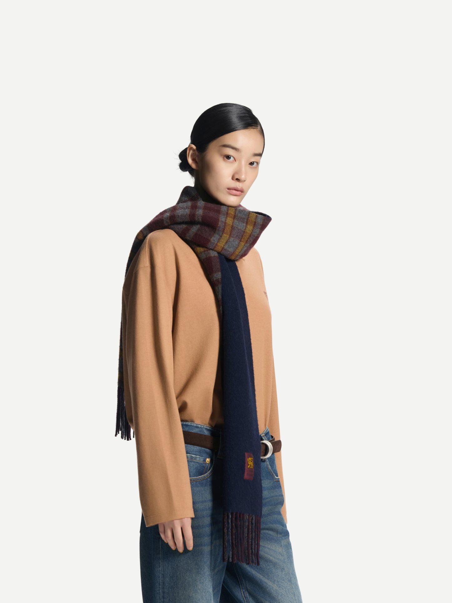 ERDOS x Cambridge Women's Pure Cashmere Check Scarf